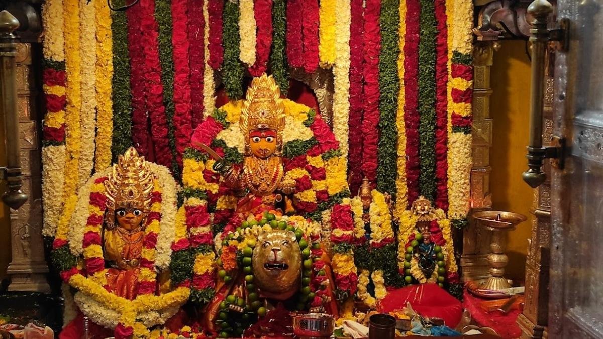 Goddess peddamma Talli for famous festival in Telangana.